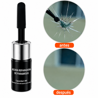 Kit Reparador de Parabrisas Viva Safe™ — Resina UV