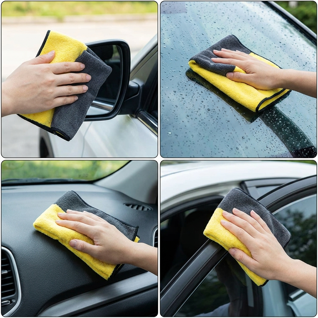 Cuatro usos de la toalla microfibra en el carro